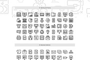 260 Business Line Icons Collection, an Outline Icon by Just Icon (Thumbnail 6 of 6)