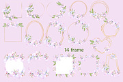 Watercolor clipart white lilies, an Illustration by EshaStudio (Thumbnail 3 of 11)