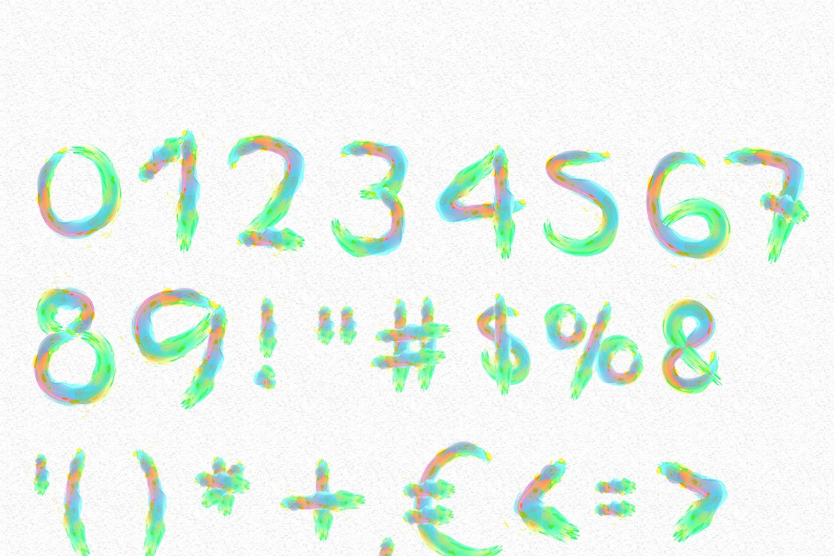Watercolor Alphabet preview 6