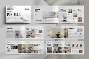 Design Portfolio Template Landscape