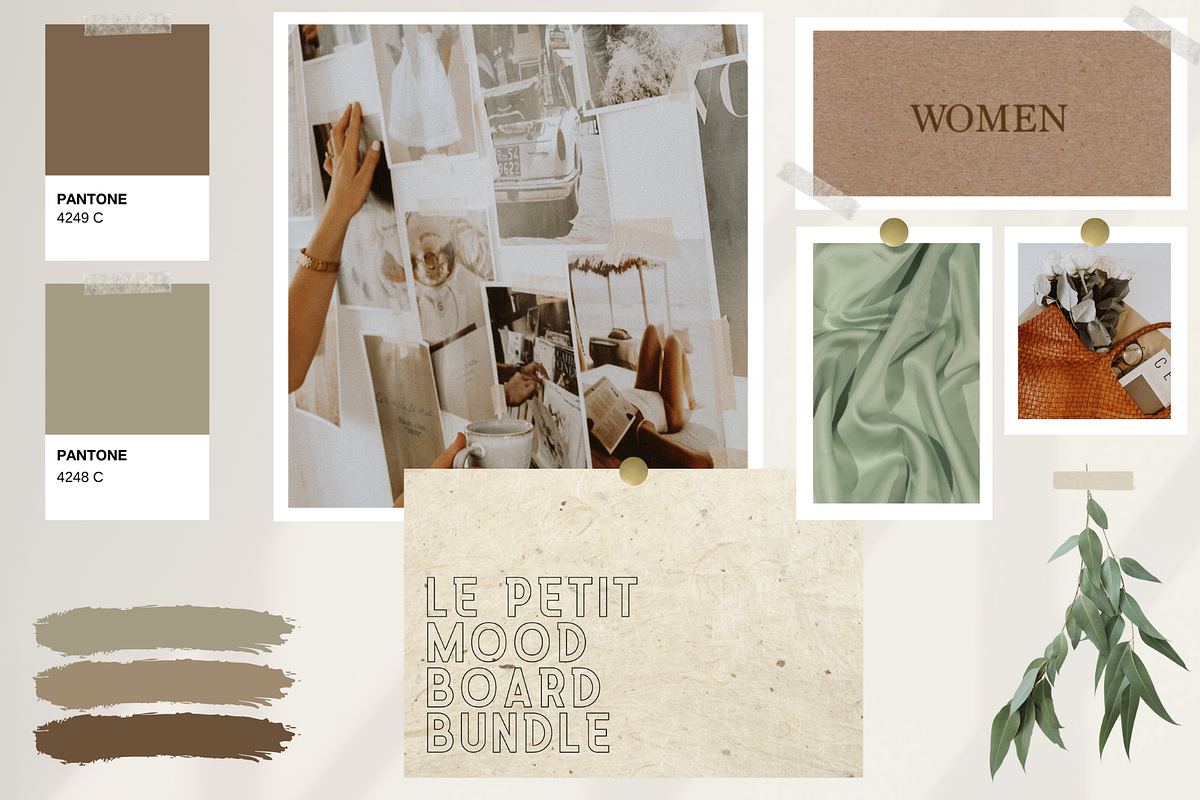 Canva Mood Board Template Bundle, a Branding & Logo Template by Le Maison Bohem (Photo 2 of 8)