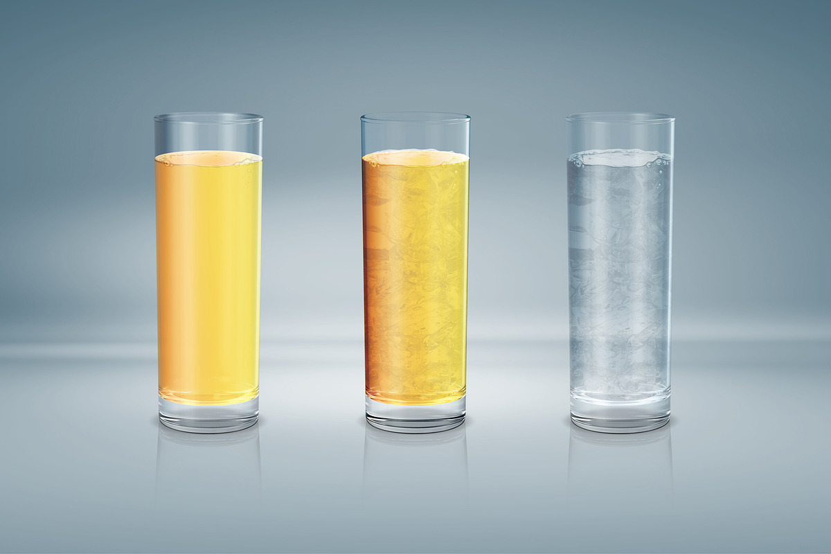 Beverages Glass Mockups, a Product Mockup by PSD Market (Photo 4 of 6)
