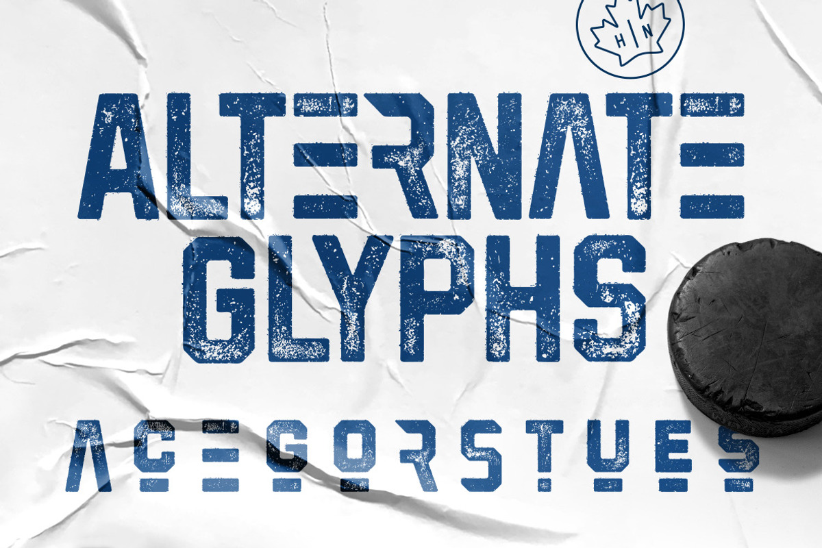 Hockeynight Sans Rough, a Sans Serif Font by XTOPH - Fonts (Photo 3 of 7)