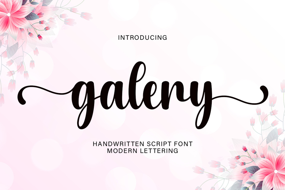 Galery, a Script Font by DN Creative (Photo 1 of 8)