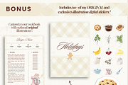 Printable family cookbook template, a Social Media Template by PixelBloomClub (Thumbnail 5 of 8)