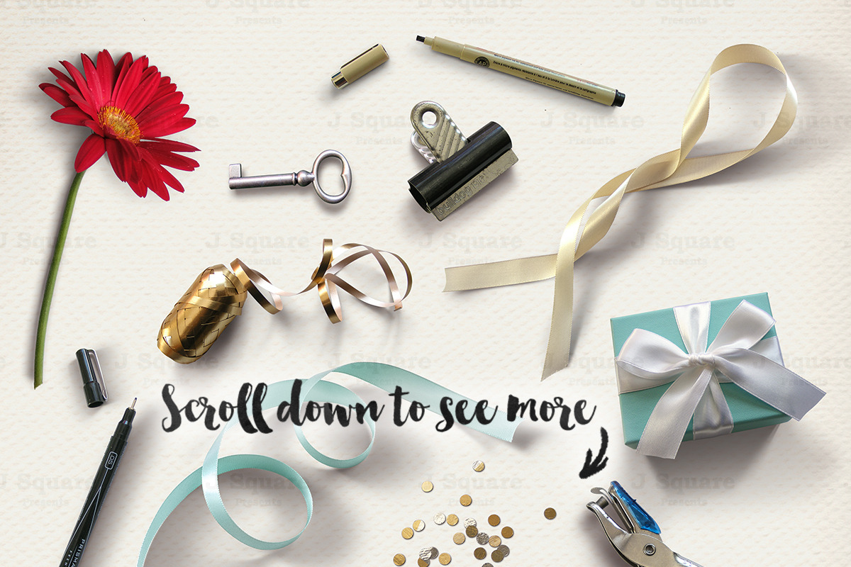Romantic Props & 5x7 Card Set MockUp, a Product Mockup by JSquarePresents (Photo 3 of 6)