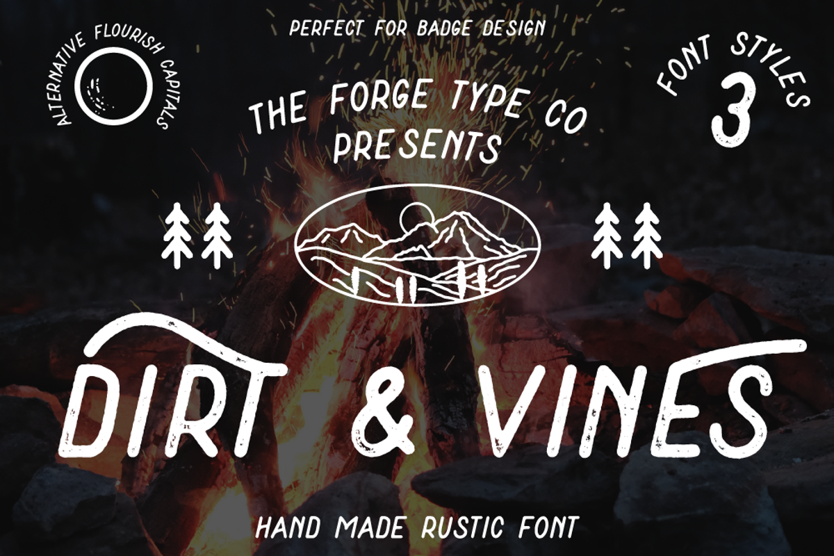 Dirt & Vines - A Gritty San-Serif