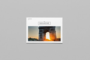 Minimal Landscape Magazine Template