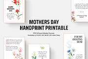 Mother Day Handprint Printable PDF, a Card Template by Snapybiz (Thumbnail 10 of 10)