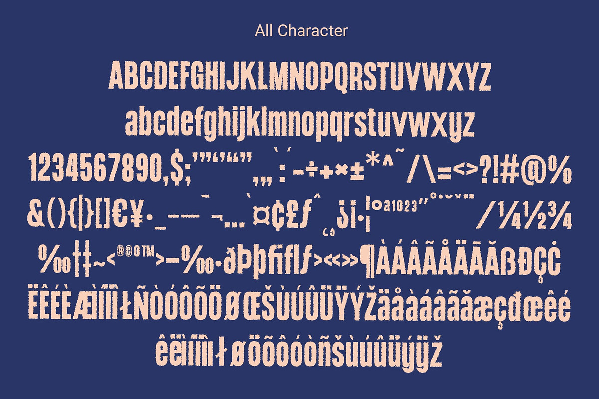 Godger Rough, a Sans Serif Font by Craft Supply Co. (Photo 4 of 8)