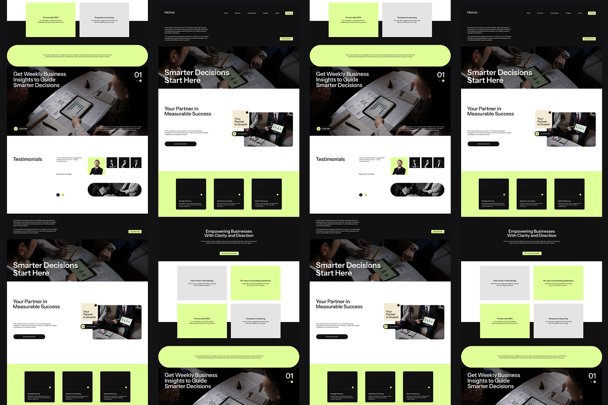 Figma Business Landing Page, a Landing Page Template by Musara (Photo 4 of 6)