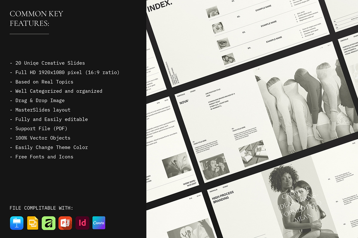 Portfolio Presentation Template, a Presentation Template by Laycraft Studio (Photo 3 of 9)