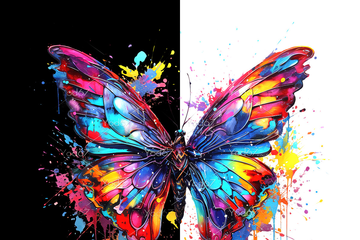 Butterfly for Sublimation Printing., an Animal Illustration by yod67 (Photo 2 of 10)