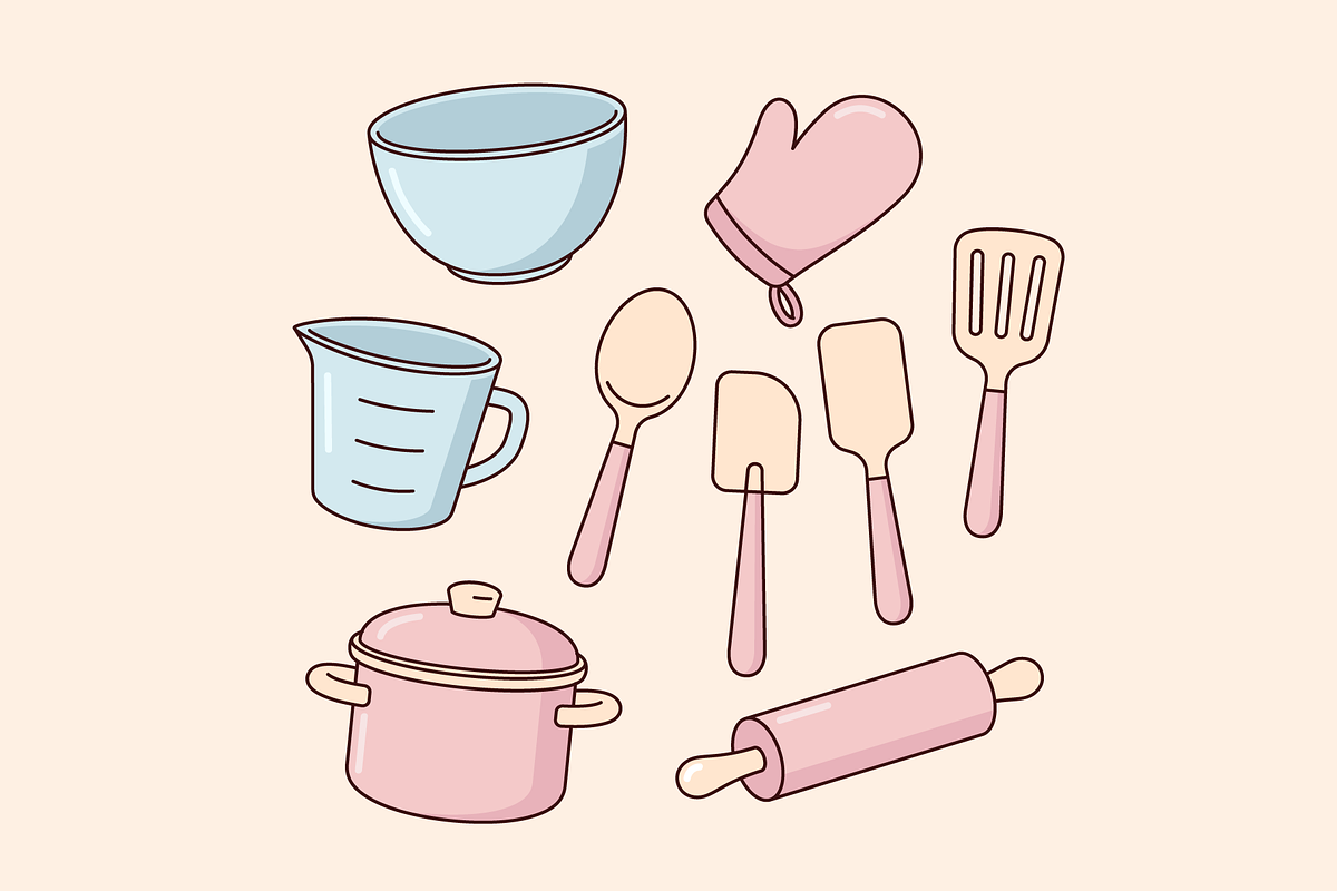 Utensils, cooking accessories,, an Illustration by Cmeree (Photo 2 of 3)