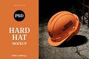 Hard Hat Mockup, a Hat Mockup by PopotLane (Thumbnail 1 of 4)