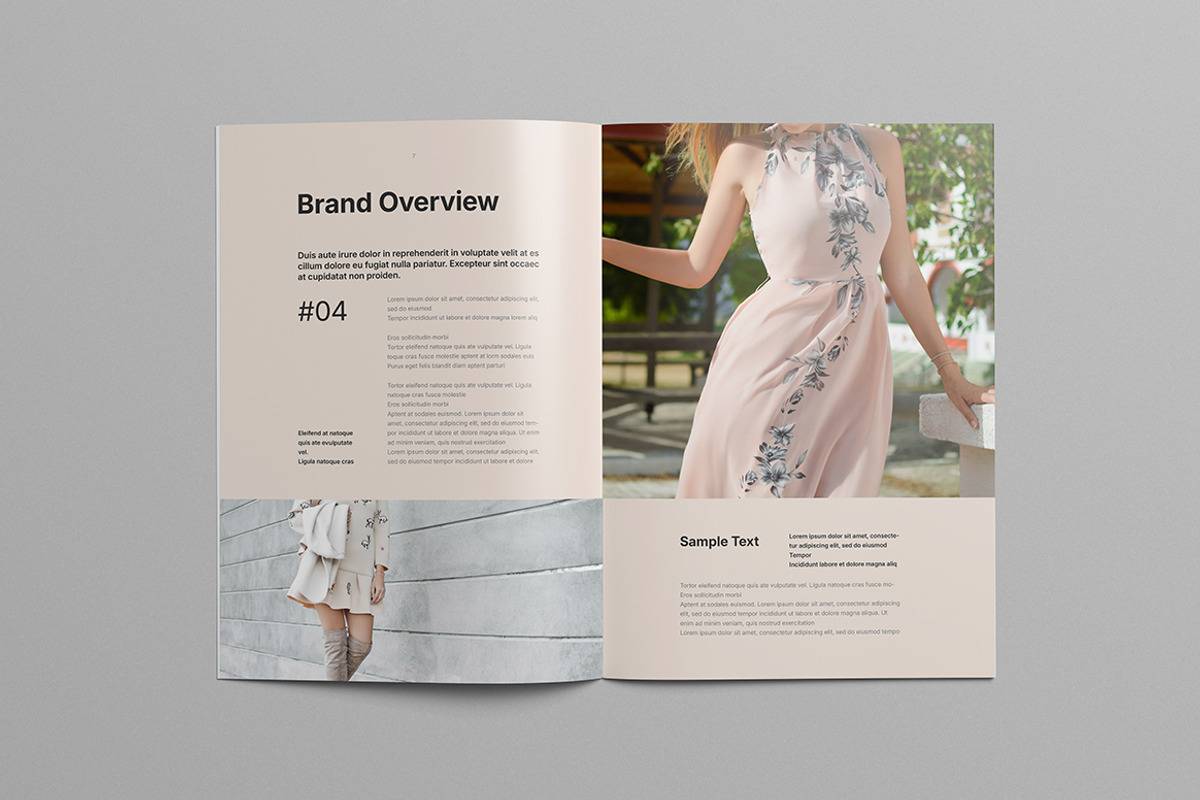 Lookbook Template | InDesign, a Brochure Template by HiveArts (Photo 4 of 11)