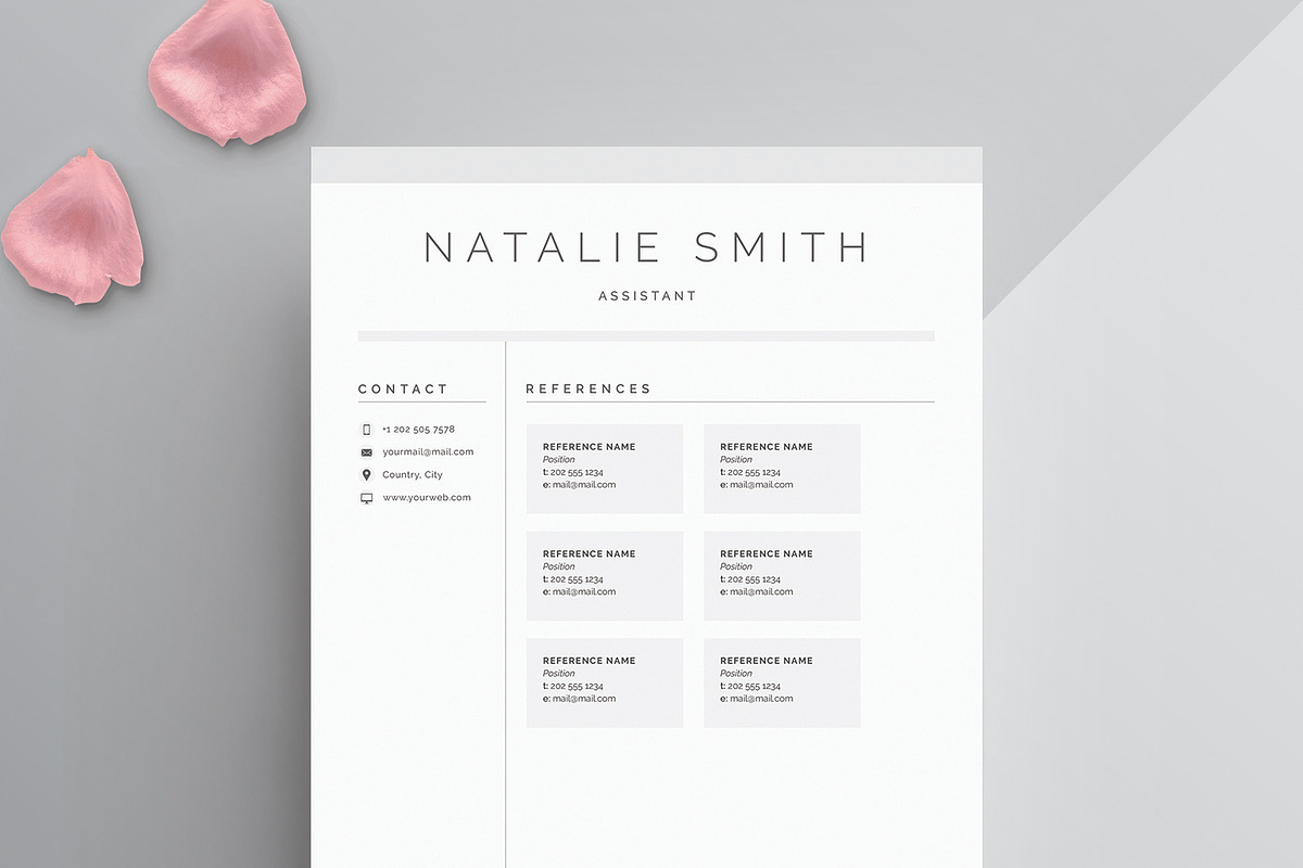 Word Resume & Cover Letter Template, a Resume Template by DemeDesign (Photo 4 of 7)