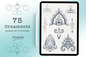 Ornament, Pattern Procreate Brushes