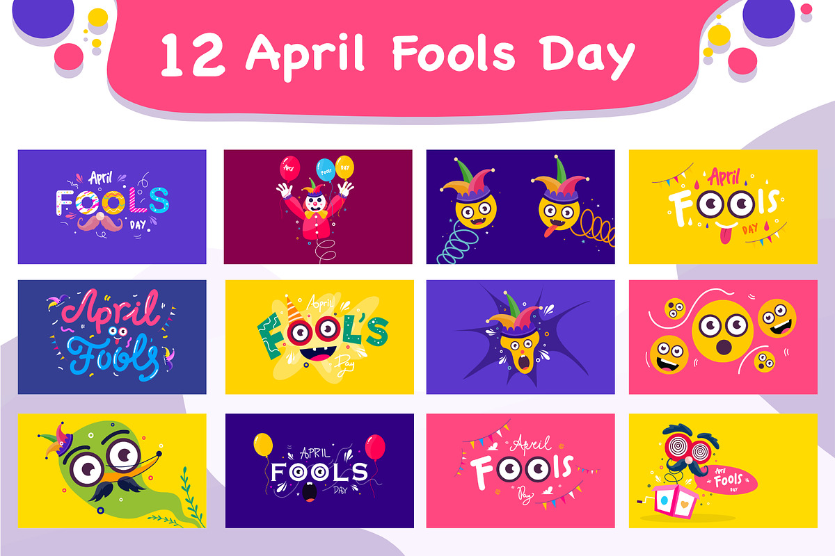 april fools day funny background, an Object Illustration by foxndeer (Photo 1 of 4)