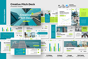 Creative Pitch Deck Keynote Template, a Presentation Template by Iqsiart Studio (Thumbnail 1 of 3)