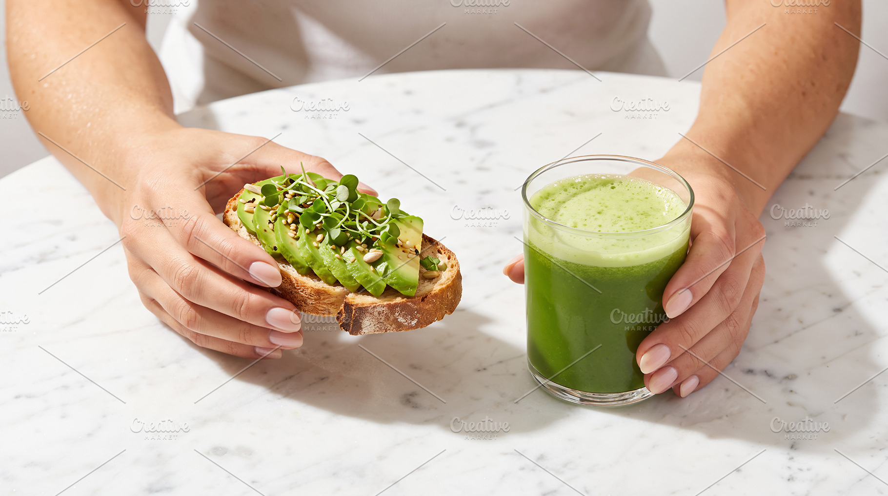vegan, healthy food, a Person Photo by itakdalee