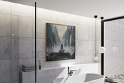 Frame Video Mockup Bathroom PSD, an Advertising Mockup by Drava Mockup (Thumbnail 3 of 6)