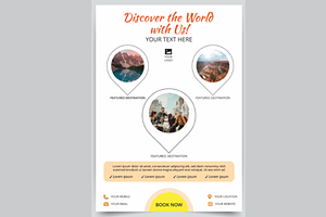Minimal Travel Flyer Template, a Templates & Theme by shopcosm