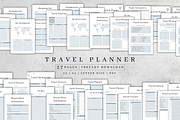 Digital Travel Planner Templates PDF, a Stationery Template by BRANDcontent (Thumbnail 1 of 6)