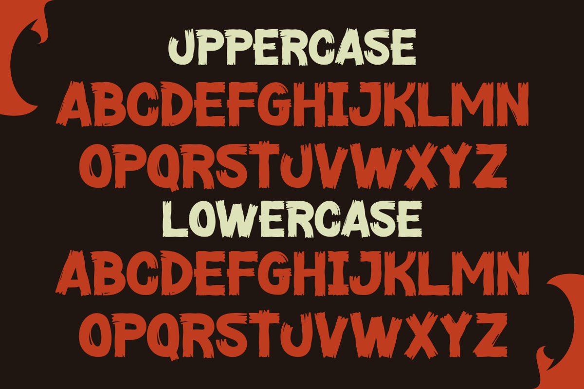 Trick or Dead - Modern Spooky Font, a Handwritten Font by MaikoHatta (Photo 3 of 5)