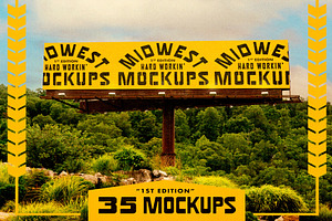 MIDWEST MOCKUPS 1ST EDITION, a Household Mockup by Fried Design Company