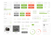 Flat Stroke UI Kit, an UI Kit Template by Ryan vs. Clark (Thumbnail 1 of 4)