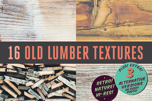 16 Old Lumber Textures preview 6