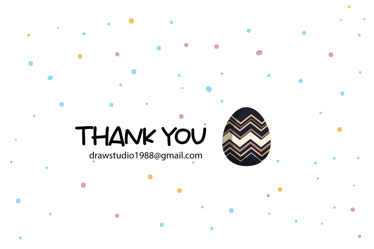 Easter Eggs Clipart Collection Set, a Decorative Illustration by DrawStudio1988 (Photo 6 of 6)