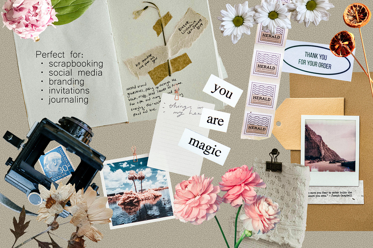 Romantic Memory Book Kit, an Object Graphic by Anzhelika (Photo 8 of 11)