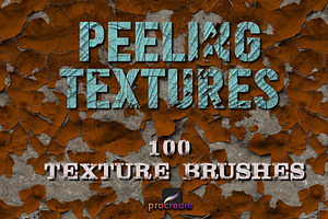 100 Peeling Wall Texture Brushes