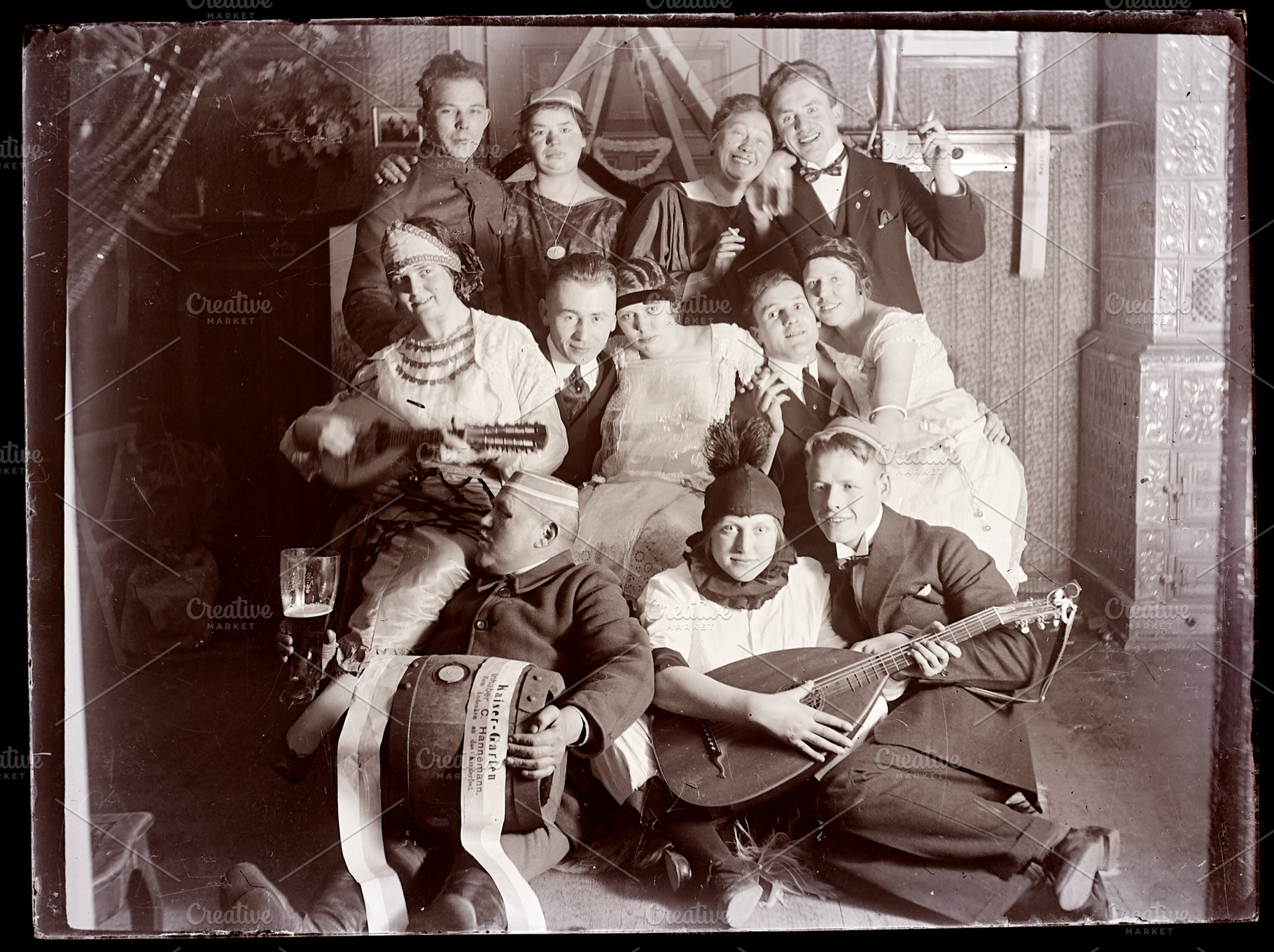 party people, carnival, 1930s, a Person Photo by Betty Nane
