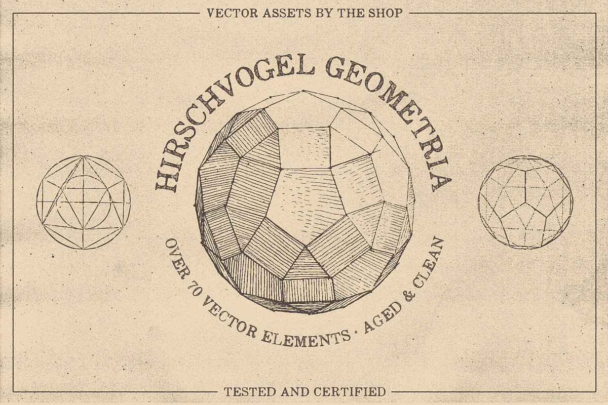 Hirschvogel geometria vector assets, an Object Graphic by The Shop (Photo 3 of 12)