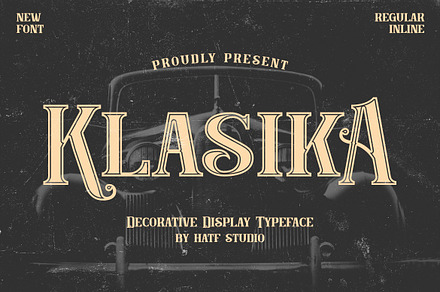 Klasika, a Slab Serif Font by HATFSTUDIO