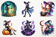 Halloween Witch Sublimation, an Illustration by RobertsArt (Thumbnail 6 of 7)
