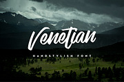 Venetian Handstylish Font, a Script Font by Alif Devan R. (Thumbnail 1 of 5)