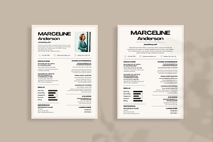 Minimal CV & Cover Letter Templates