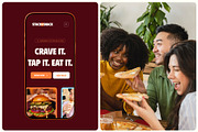 StacknSnack · Food Website Template, a Landing Page Template by Brickclay (Thumbnail 4 of 10)
