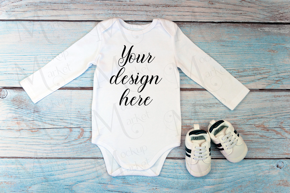 14 Bodysuit Mockup Bundle., a Print Template by MockupMarket (Photo 5 of 15)