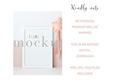 Nursery Frame Mockup A4 Kids Girl, a Print Template by BirdieFrames (Thumbnail 3 of 3)