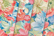 Petals of Paradise Digital Papers #2, a Pattern Graphic by Happy Creators Co. (Thumbnail 6 of 7)