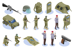 Military Special Forces Isometric