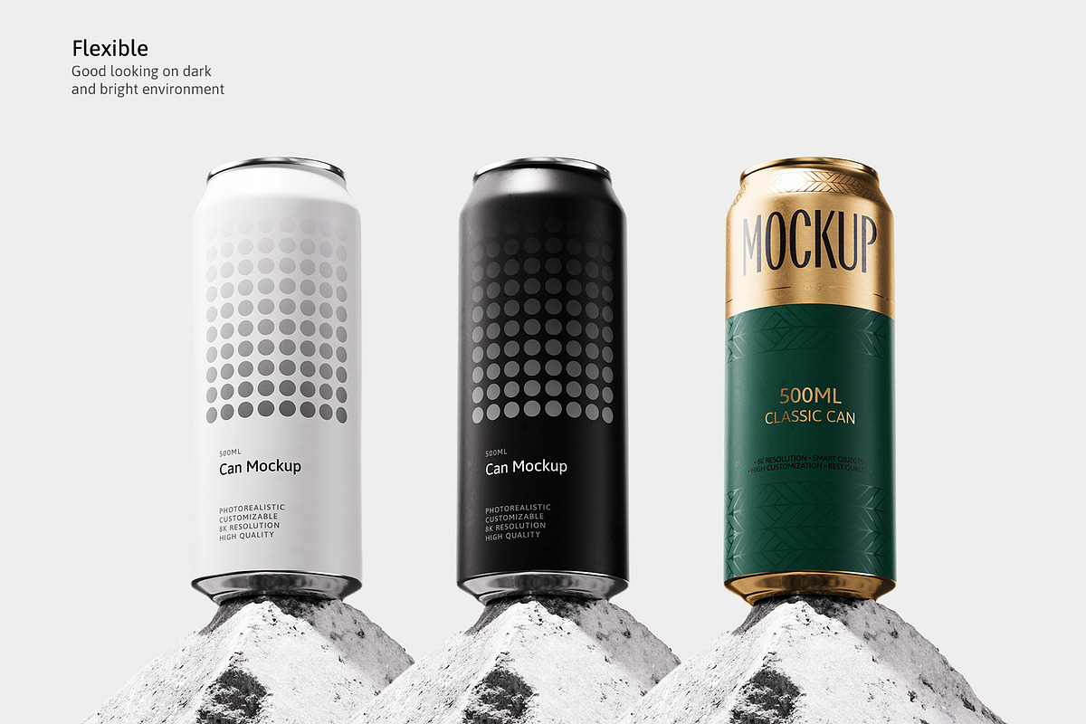 500ml Can Mockup | Brick Scene, a Packaging Mockup by AY Mock-Ups (Photo 6 of 7)