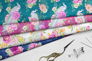 white peacocks patterns, a Pattern Graphic by MitrushovaArt (Thumbnail 2 of 12)