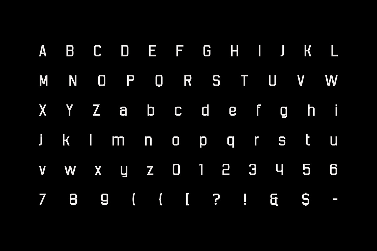 Fuigant - Geometric Futuristic Font, a Sans Serif Font by Imoodev (Photo 4 of 6)