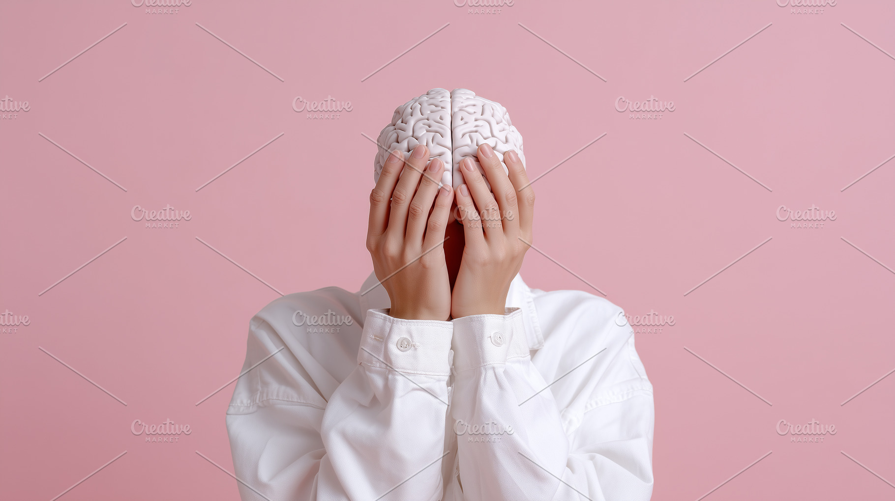 Person holding brain model, a Health & Medical Photo by MistyDay